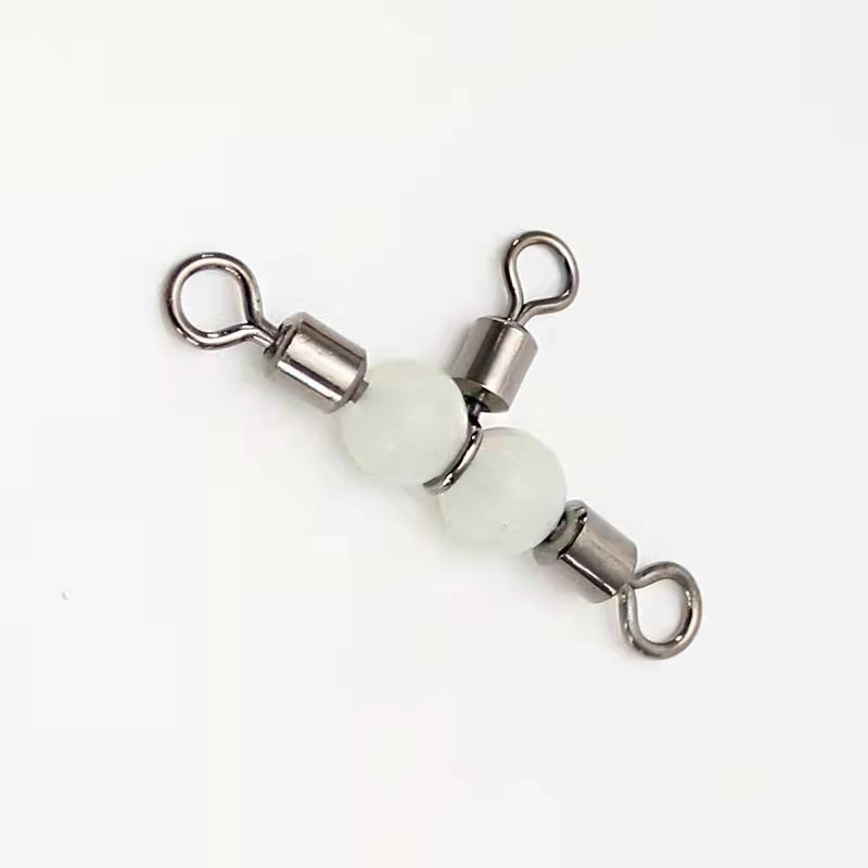 Eight-Shaped Ring Luminous Splitter, Luminous Three-Pronged Swivel Connector, T-Shaped Three-Pronged Swivel Fishing Supplies Eight-Shaped Ring Luminous Splitter, Luminous Three-Pronged Swivel Connector, T-Shaped Three-Pronged Swivel Fishing Supplies