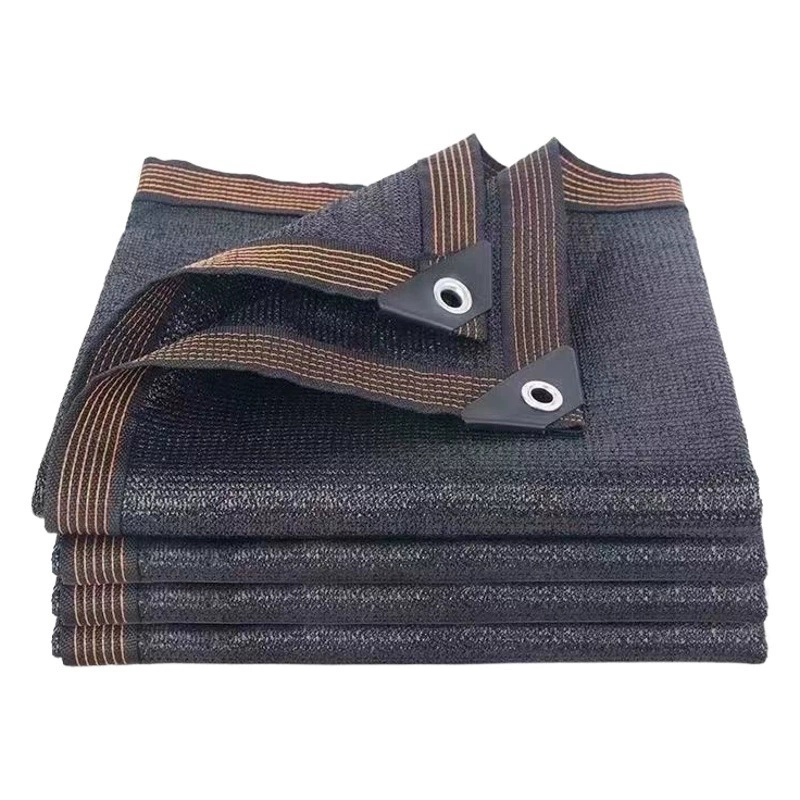 Солнцезащитный козырек утолщает зашифрованную теплоизоляционную солнцезащитную сеть черная светозащитная сеть