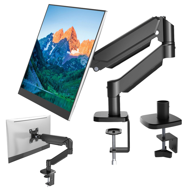 Ke Hao Monitor Pneumatic Spring Computer Monitor Stand Screen Cantilever Desktop Support Adjustable Height