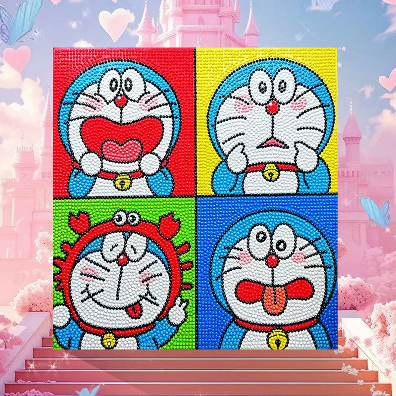 Мультяшная детская умная игрушка, наклейки, ручная работа, новая коллекция, (международная торговля), инкрустированная кристаллом