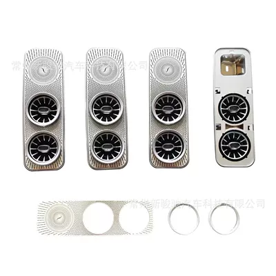 Suitable for Mercedes-Benz New Vito V260V250 Matt ceiling air conditioning horn cover double turbo luminous air outlet