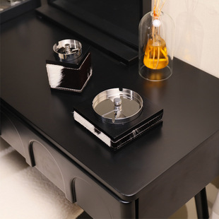 High-End Horse Hair Ashtray Home Living Room Office Desktop Ornaments Creative Personalized Decorations
