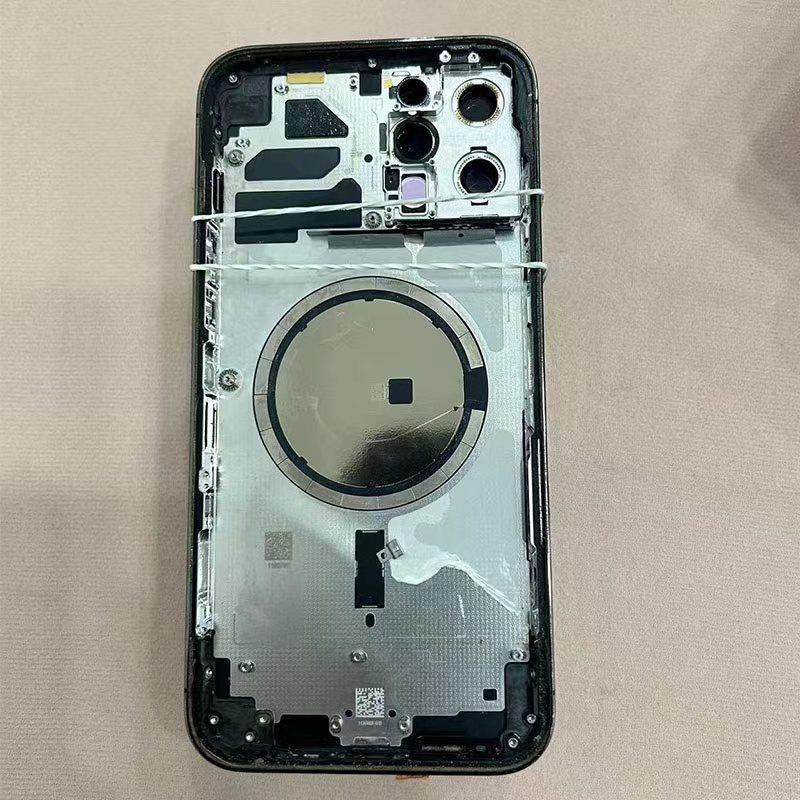 Apple 12iphone12promax バックカバーアセンブリ分解ミドルフレームフレームバックシェル 12min に適しています。|undefined