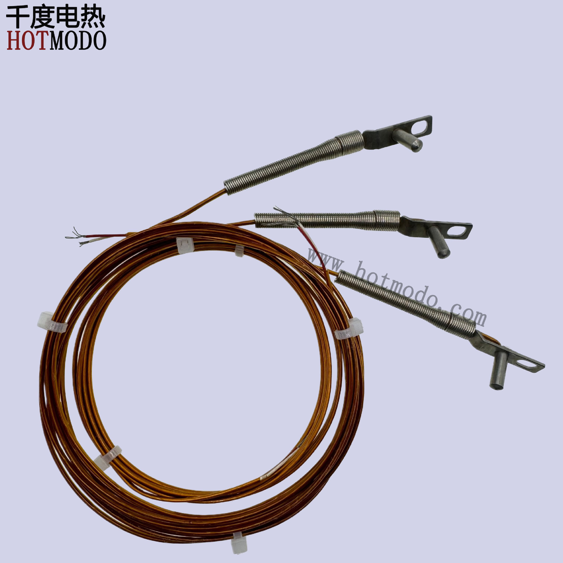 塑胶模具热流道板T字形热电偶分流板感温线K分流板J型纽扣式探头