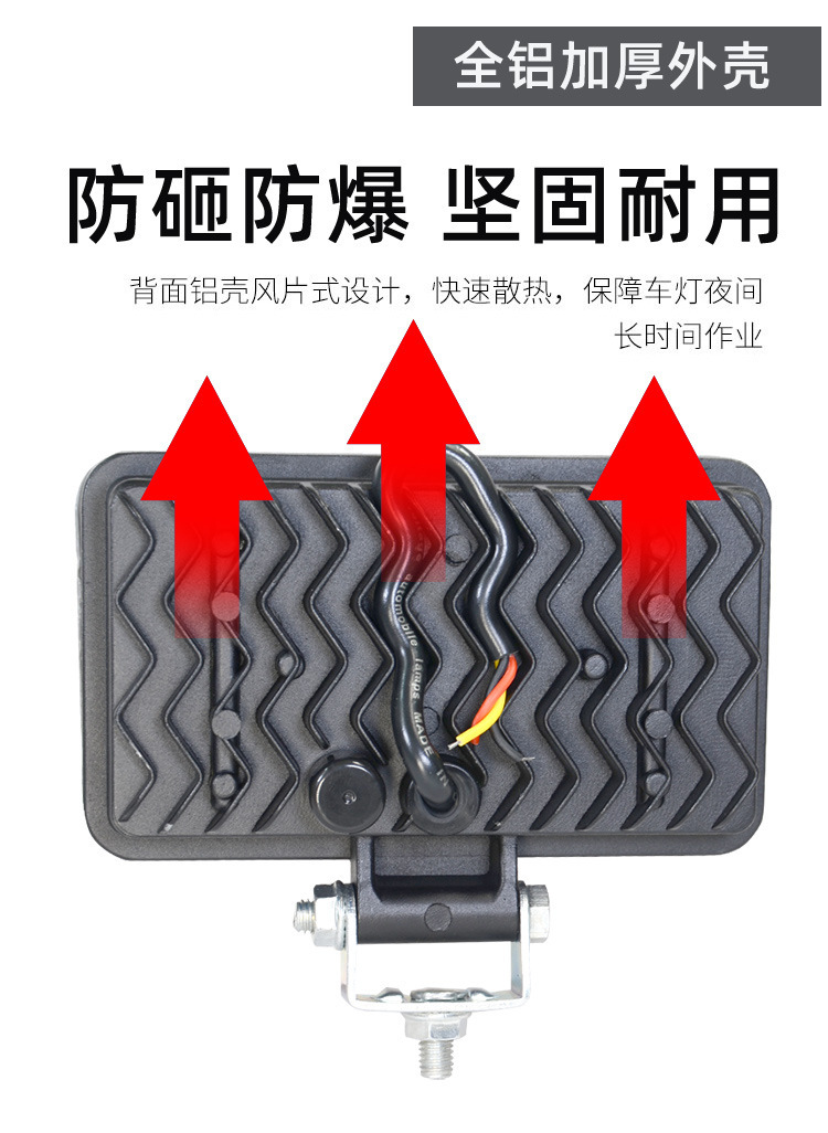 Wholesale 12V 24V Car Led Spotlights, Tricycle, Motorcycle, Truck Headlights, High-Intensity Electric Vehicle Front Headlights