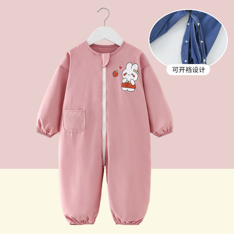 Mameluco Impermeable de Gateo para Bebés de Fibra de Poliéster, Protege Todo el Cuerpo, para Gateo y Exteriores image 33
