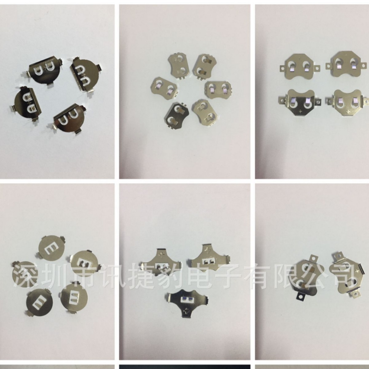 厂家直销CR2032磷铜电池扣，CR2032贴片电池扣