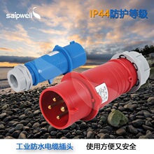 �S��ֱ��SP-252 4P 16A ���I��ˮ���^ IP44������|���^