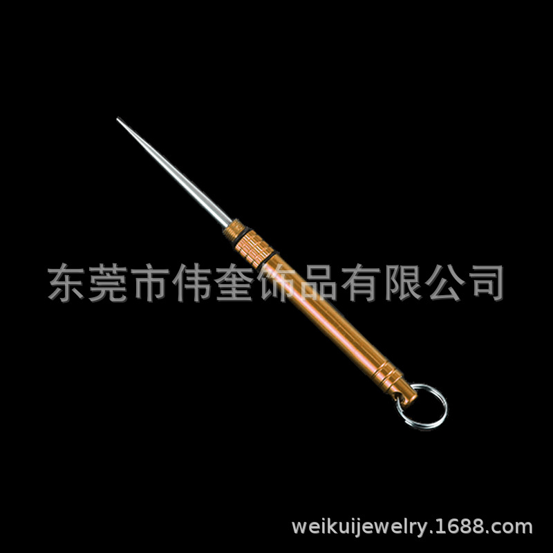 Aleación de titanio integrado palillo anti-cuerpo desmontaje expreso herramienta telescópica anti-enchufe herramienta acampar al aire libre herramienta esencial