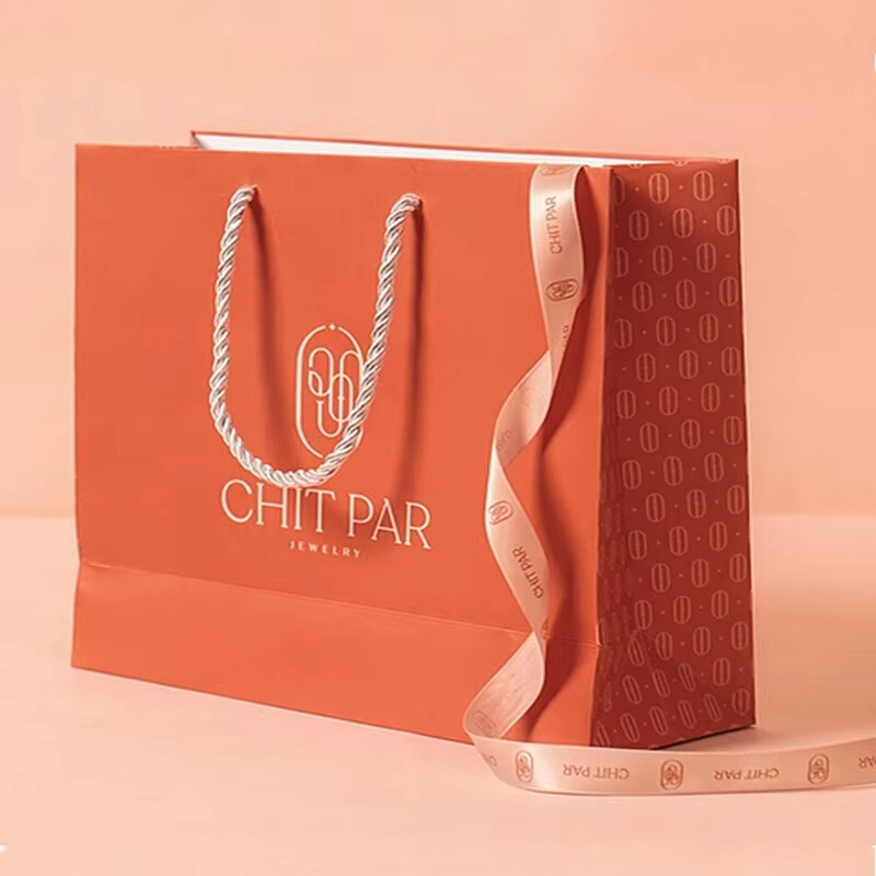 Wholesale Low-Priced Luxury Branded Gift Navy Blue Shopping Paper Bags, with Your Own Design