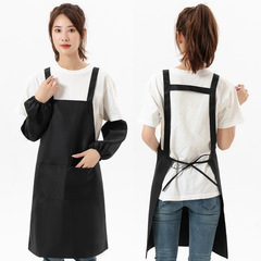 廣告圍裙定製logo印字宣傳禮品定做簡約純色圍腰批發工作服不防水