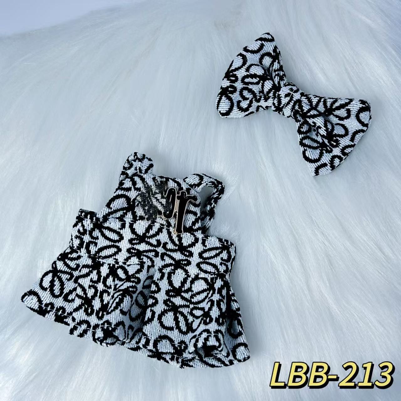 Ropa de limpieza Natasha Labubu ropa colgantes de ropa de muñeca de ropa de muñeca de alegría set de tendencia grande