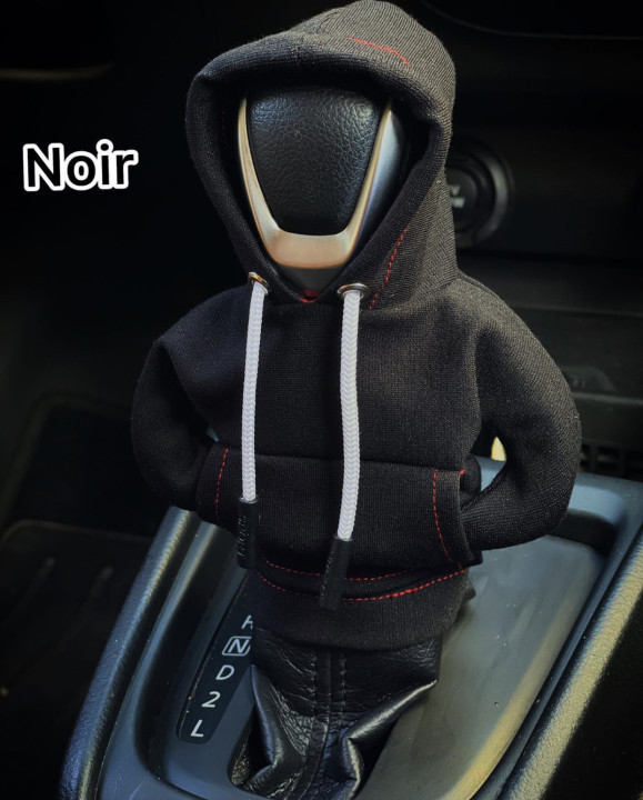 Transfronterizo nuevo Shifter perilla con capucha cubierta coche palanca de cambios con capucha ropa cubierta