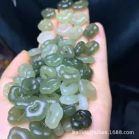 Оптовая Продажа с фабрики Hetian Jade Qinghai материал, такой как замок DIY с аксессуарами ручной работы, прямые поставки
