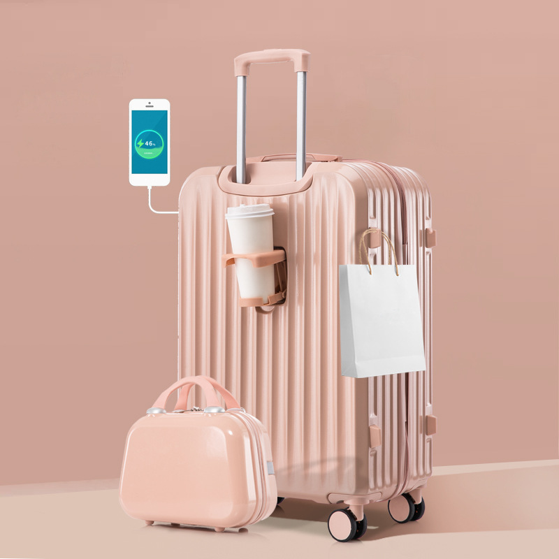 [Fábrica de selección estricta] explosión multifuncional de 20 pulgadas maleta silenciosa rueda universal caja de cifrado de alto valor de cara fuerte