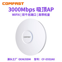 COMFAST CF-E392AX 无线AP吸顶WiFi6双千兆端口全屋覆盖无缝漫游