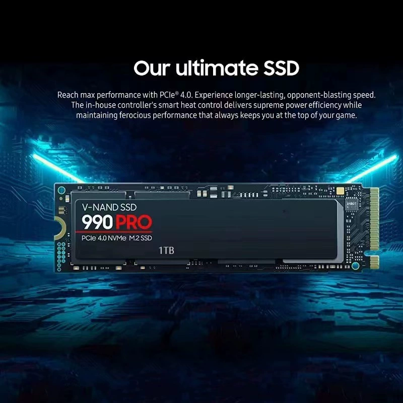 [跨境外贸NVMe990Pro固态M.2SSD硬盘4TB2TB笔记本台式通用高速硬盘]