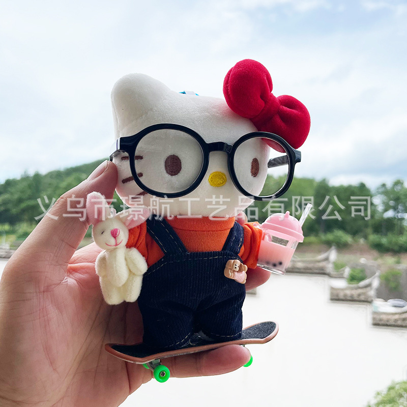 正版hellokitty小挂件毛绒玩偶可爱kitty公仔凯蒂猫钥匙扣包挂件|undefined