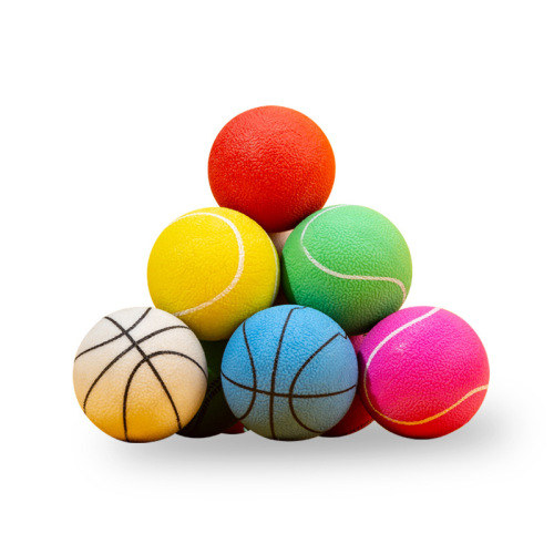 Pet Toy Ball Wholesale Teeth Resistant Solid Ball Teddy Golden Retriever Training Interactive Basketball Softball Dog Toy