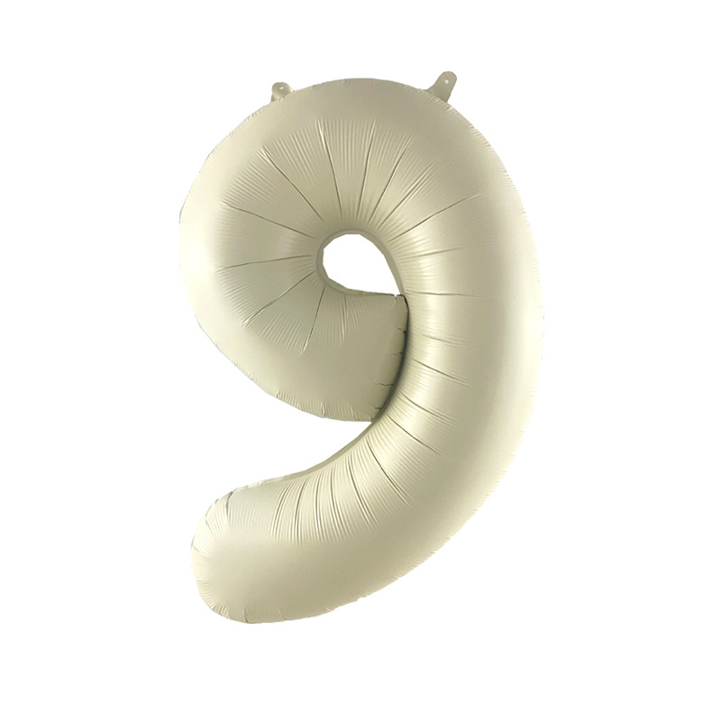 Versión americana verde digital flotante vacío globo de película de aluminio 32 pulgadas oro medio globo digital 34 pulgadas globo decoración al por mayor