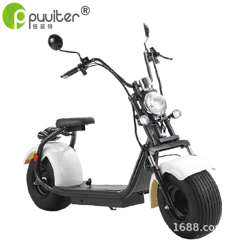 厂家直供大哈雷电动车跨境EEC认证两轮宽胎成人代步60V电瓶车批发|ms