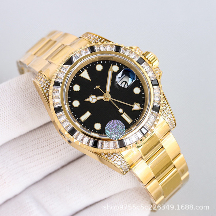 Yacht Watch Business Luxury Steel Watch Fully Automatic Men's Luminous Waterproof Watch High Quality Mechanical Tape