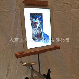 跨境手作刺绣多功能支架 平板展示绣绷固定 线轴收纳一体架