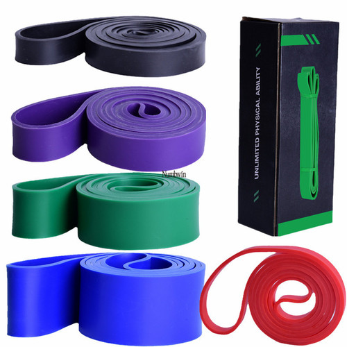 Fitness elastic circle wide rubber band circle squat thick circle pull-up training pull circle weight-bearing resistance band
