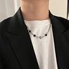 Brand necklace stainless steel suitable for men and women, small design sweater, Korean style, wholesale