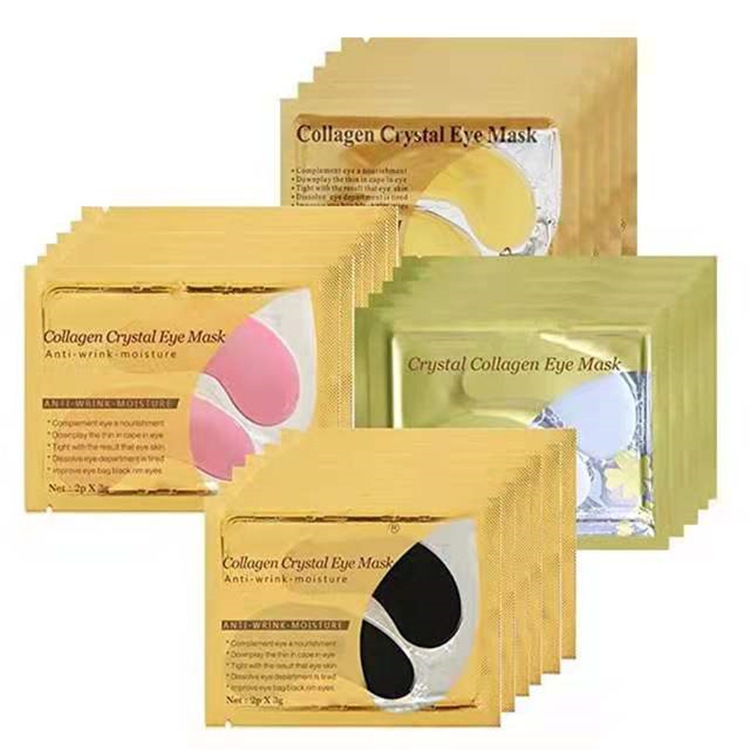FUENTE Fábrica de comercio exterior de colágeno máscara de ojo de cristal compacto luz ojeras escaras máscara de ojo gel orden al por mayor
