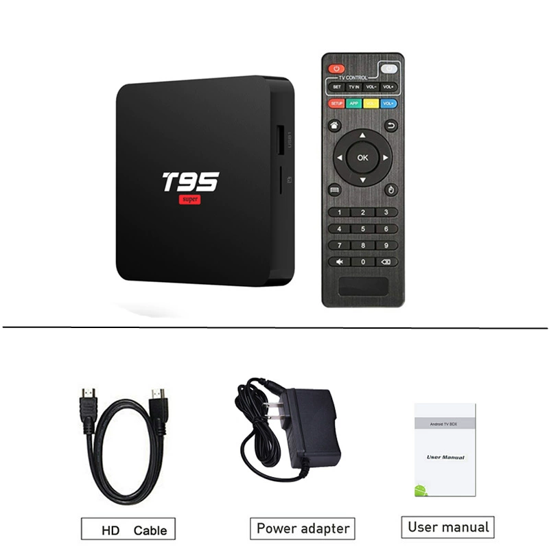 T95 Super набор - ТВ-бокс весь Zhizhi H3 2Г/16ГБ Android 10.0 4K HD сетевой плеер