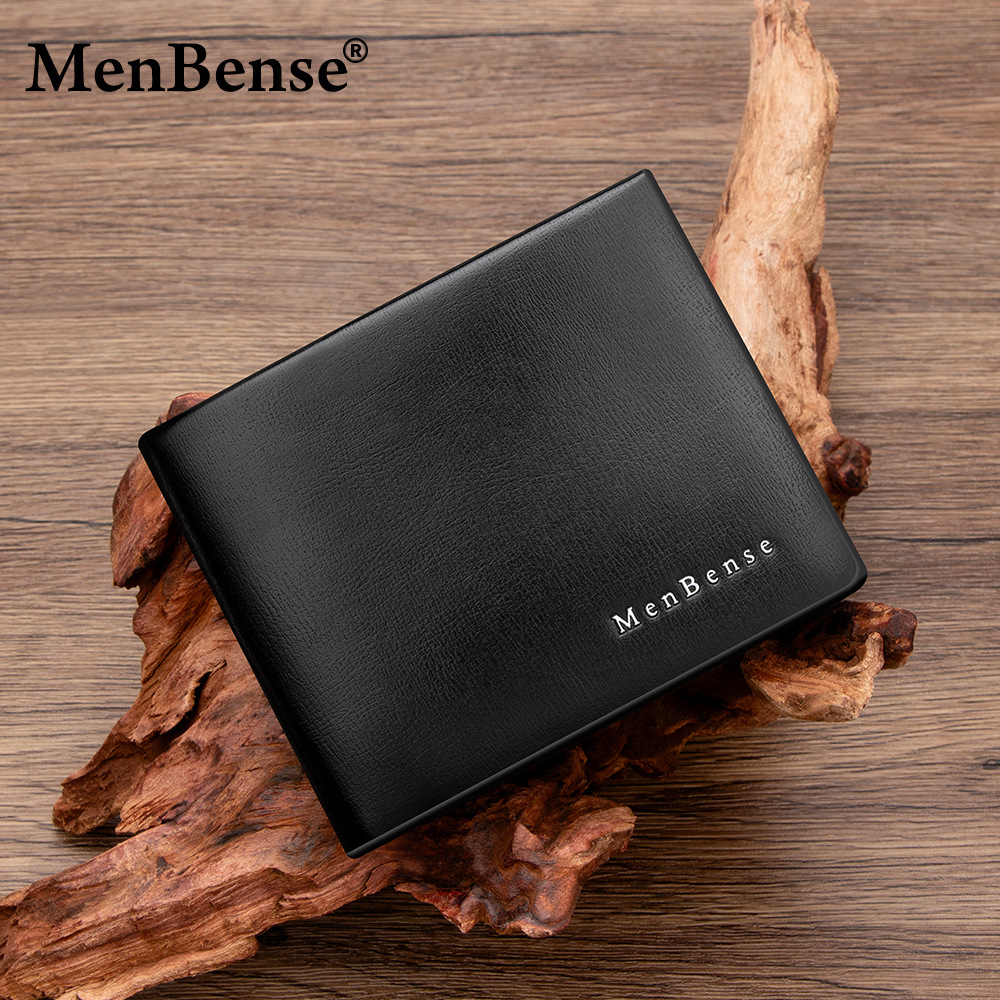 Nueva billetera corta para hombres de negocios de alta gama, bolsa de tres pliegues con página horizontal, billetera para hombres, billetera, billetera, tarjeta al por mayor