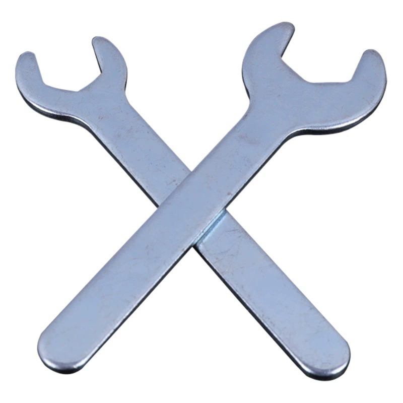 Гаечный ключ открытая ковка Оцинкованная Штамповка тонкий маленький гаечный ключ A3 фурнитура мини стальная оконечная головка бытовой железный ключ