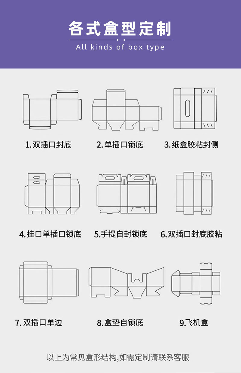 产品定制盒型1