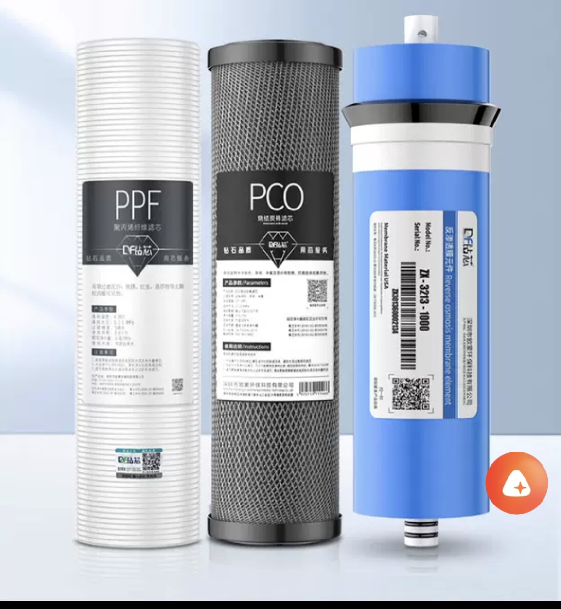 Filtro purificador de agua 1000G