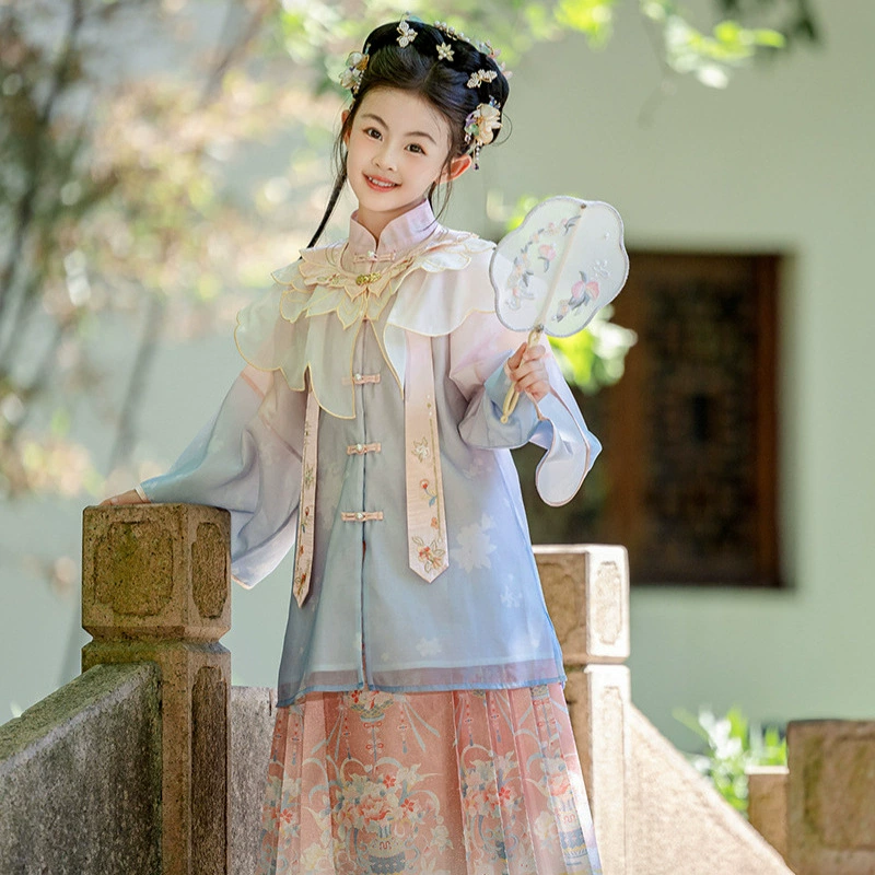 Genuine autumn Hanfu, cute elite set, Chinese style