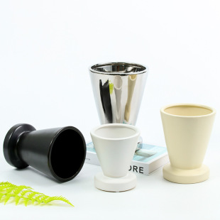 Modern ins Simple Creative Ceramic Flower Pot Creative Black and White Green Plant Succulent Decorative Potted Home Countertop Container