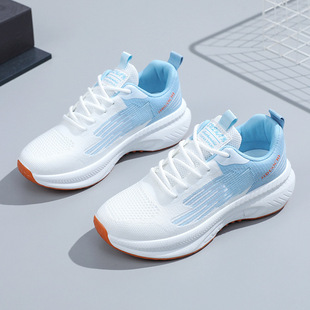 sneaker Women's 2024 Spring and Autumn Women's Shoes Lightweight Breathable Running Shoes Student All-match Casual Shoes Women's Travel Shoes