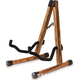 木制落地式吉他架可拆卸立式吉他贝斯支架木制A型民谣乐器配件