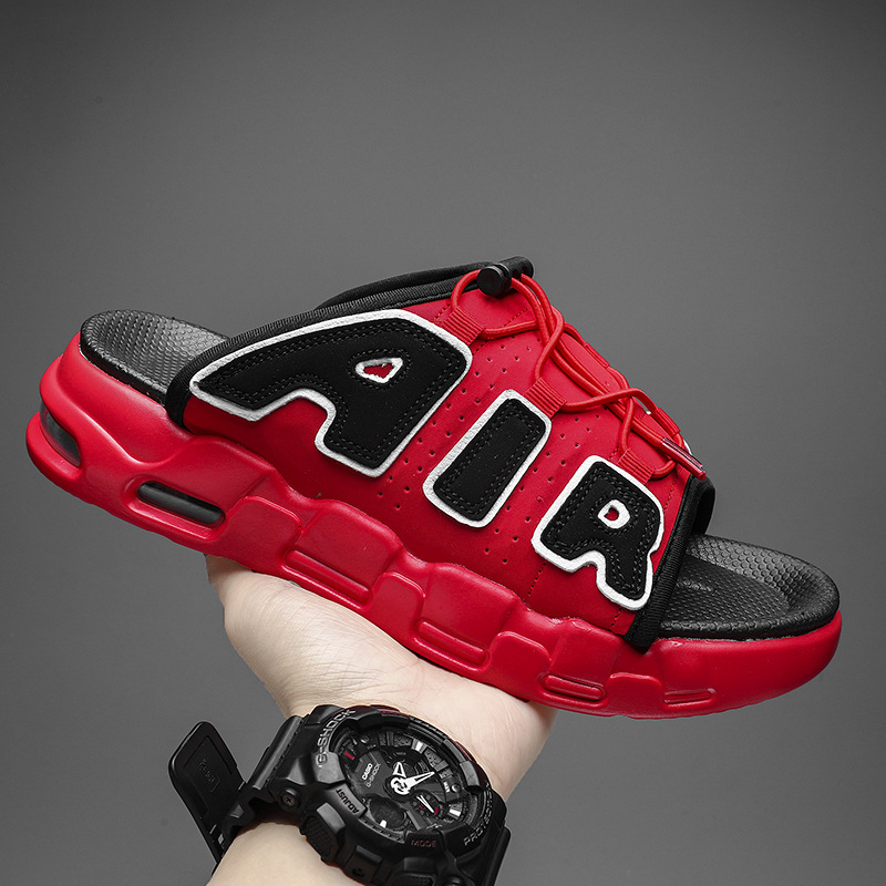 Cojín de aire para hombres Zapatillas de marca de moda Air grande verano desgaste al aire libre Internet celebridad antideslizante plataforma de deportes al aire libre aumento de sandalias de playa