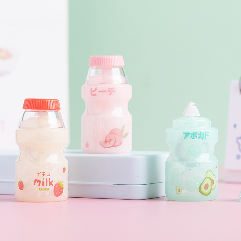 Creativo YAKLEDO botella corrección cinturón de corrección mini estudiantes con cinta corrección suave cambio cinturón de estudiantes portátil