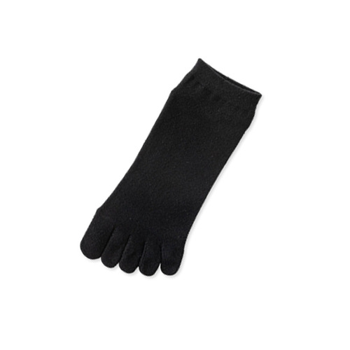 Five-finger socks men's cotton socks solid color split toe summer thin toe socks mesh white summer anti-athlete socks