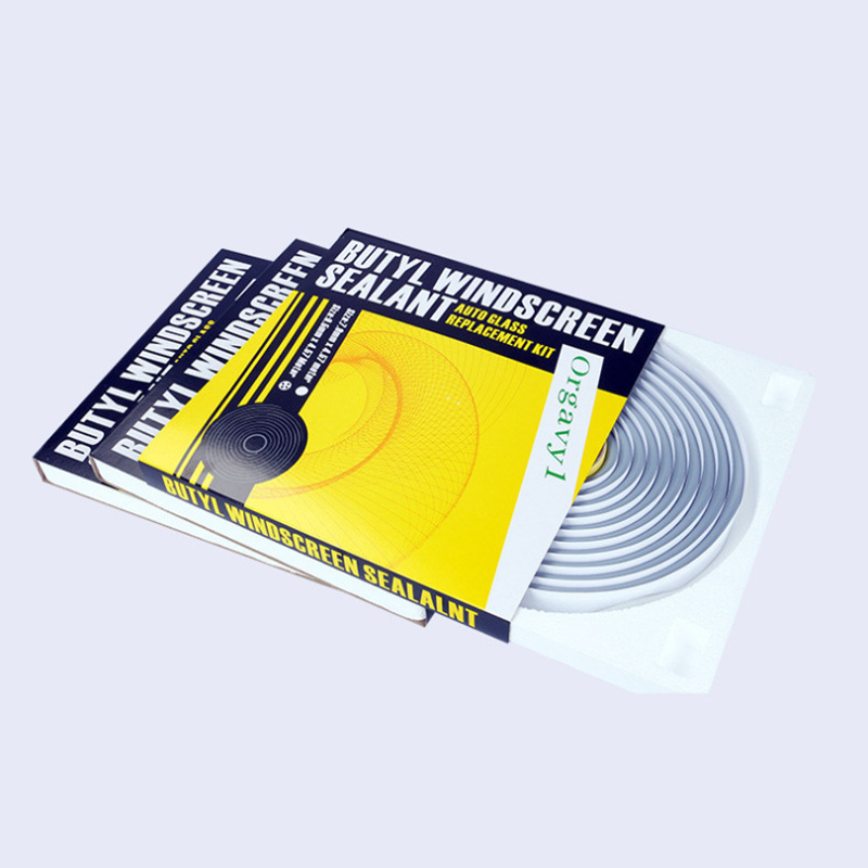 sellador de goma de serpiente para faro de automóvil impermeable de goma de goma de vidrio de vidrio para lámpara de automóvil modificada de goma de disco de serpiente