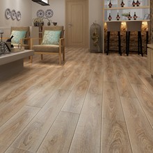 Wood Floor厂家定制欧洲AC4原木地板浮雕真木纹商用木地板外贸