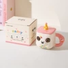 359 pink birthday dog without spoon (color box)