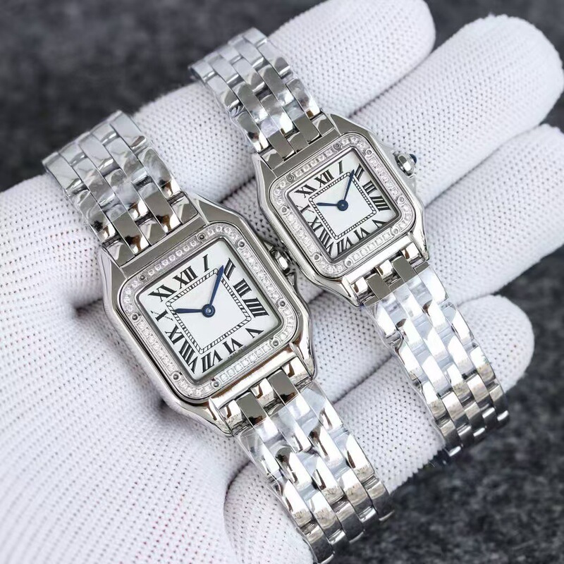 Factory wholesale quartz watch cheetah with ladies fine steel small square watch small red book explosions Factory wholesale quartz watch cheetah with ladies fine steel small square watch small red book explosions