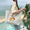 Shopping bag, one-shoulder bag, capacious cloth bag, wholesale