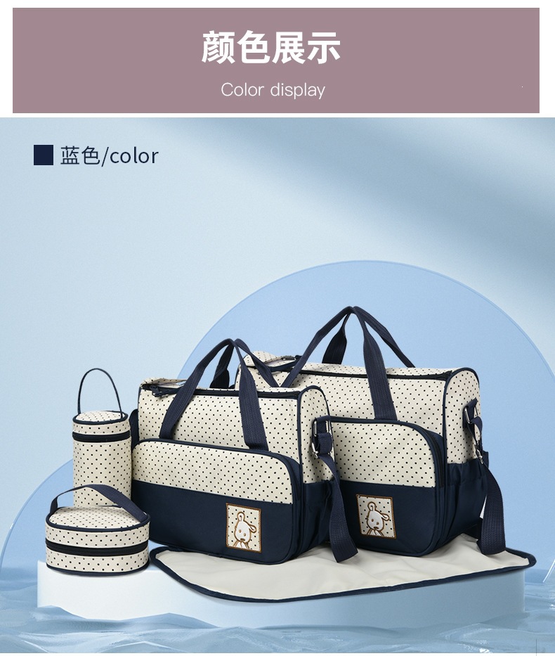 Bolsa de viaje para padres e hijos, bolso casual de moda, bolso de hombro impermeable multifuncional de gran capacidad.