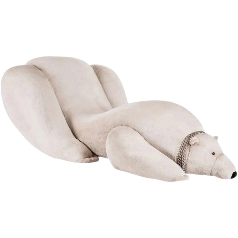 Luz de lujo hip Oso Polar sofá creativo salón balcón dormitorio diseñador red ocio sola silla sentado