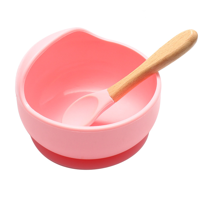 Pink—bowl+spoon